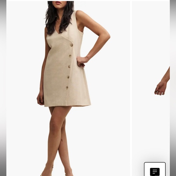 Farrah Tailored Sleeveless Minidress - Picture 3 of 5